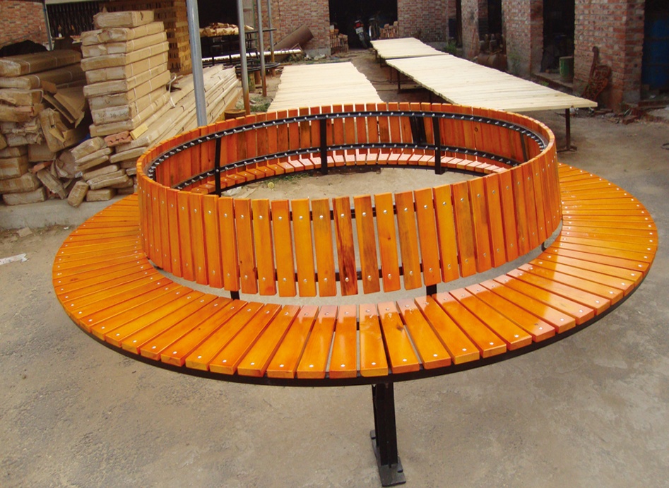 山東圍樹椅廠家定做，山東公園椅定做