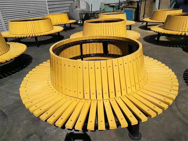 聊城廣場大樹椅定做，山東圍樹椅